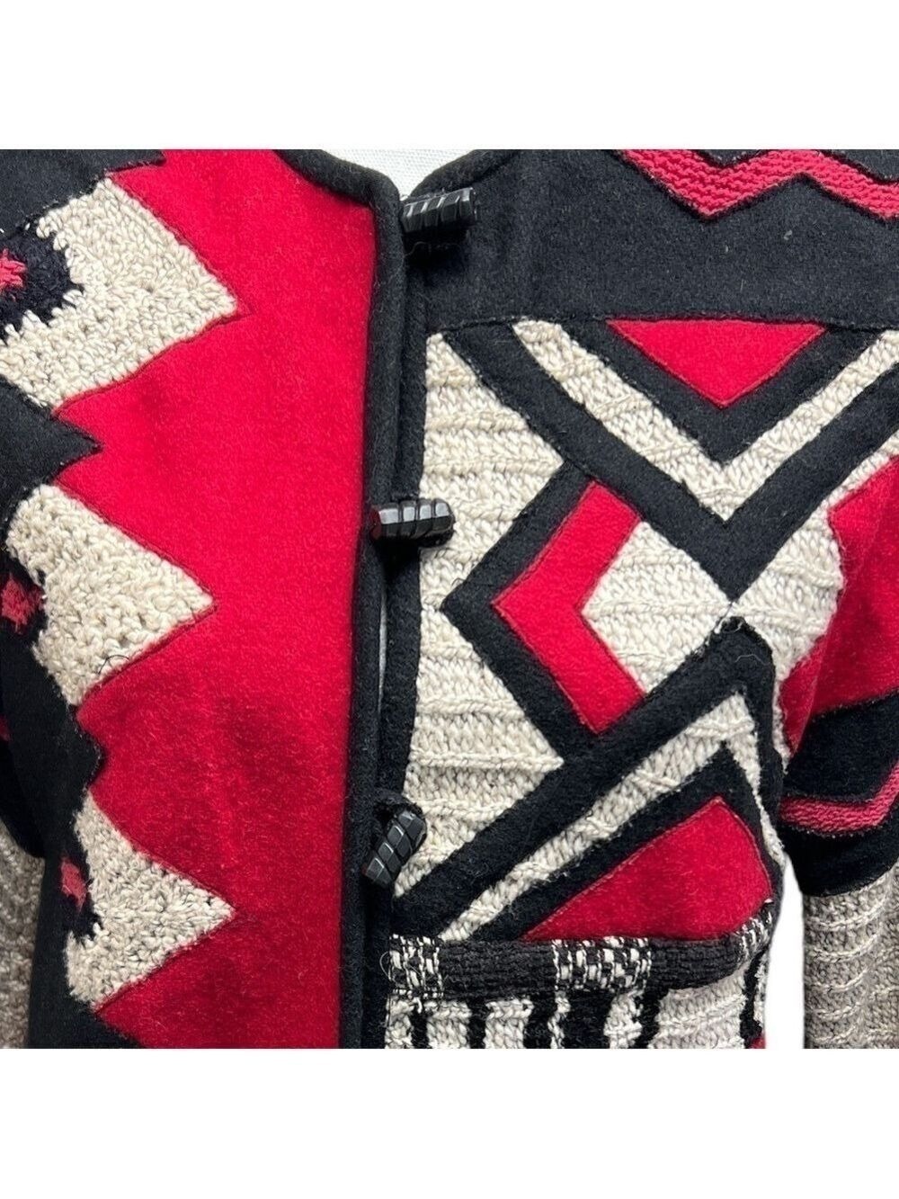 Coldwater Creek Woman’s Wool Blend Cardigan Vintage Size XS/S P2P 19” - Picture 3 of 8